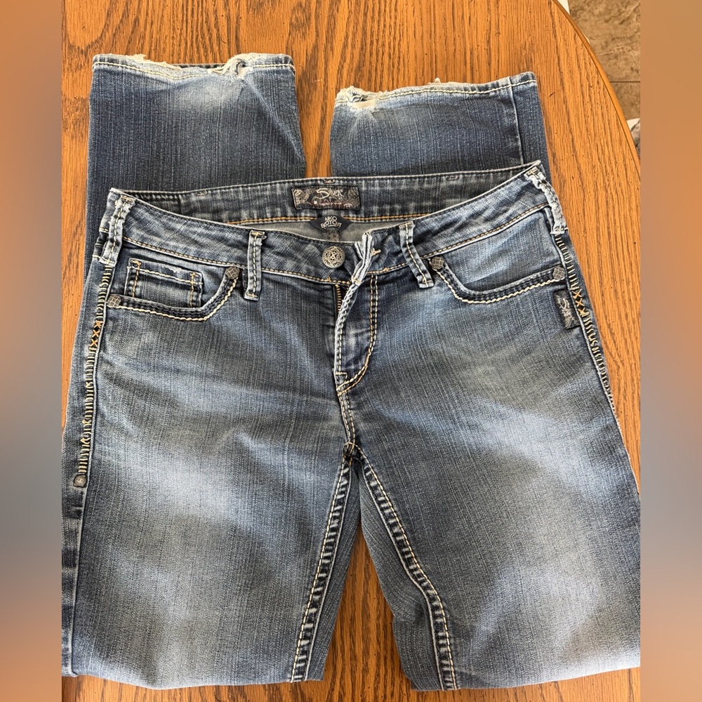 Silver Bootcut Jeans